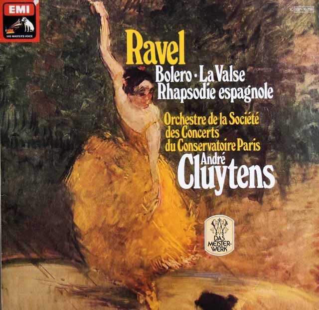 クリュイタンスのラヴェル/「ボレロ」ほか　独EMI　3804　LP レコード