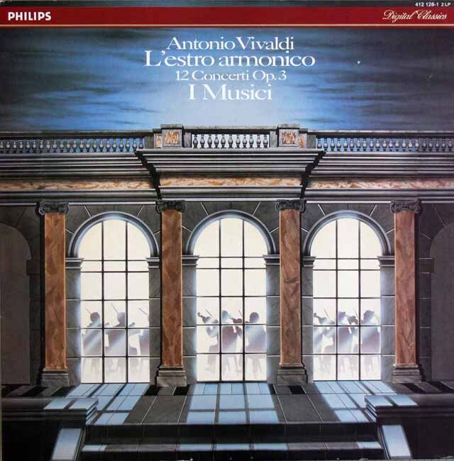 イ・ムジチのヴィヴァルディ/ヴァイオリン協奏曲集「調和の霊感」（全12曲）　蘭PHILIPS　3804　LPレコード