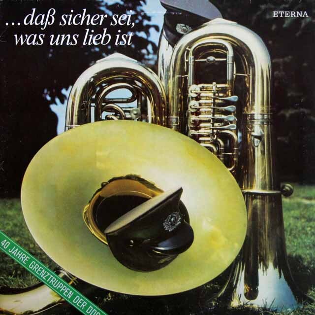 東ドイツ国境警備隊幕僚楽団の「東ドイツ国境警備40周年」　独ETERNA　3804　LP レコード