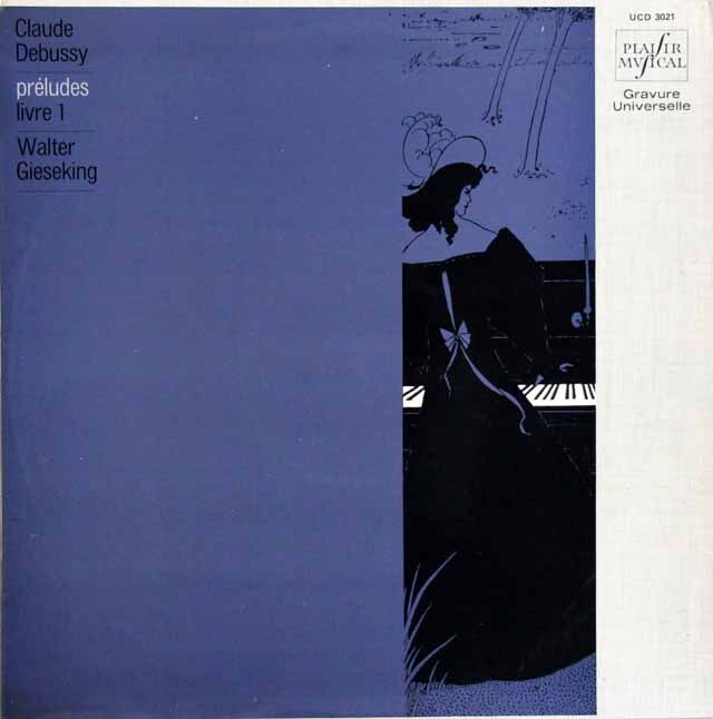 ギーゼキングのドビュッシー/前奏曲集　第1巻　仏Columbia　3804　LP レコード