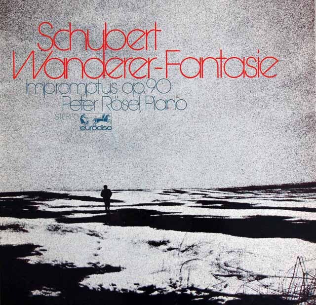 レーゼルのシューベルト/さすらい人幻想曲ほか　独eurodisc　3804　LP レコード