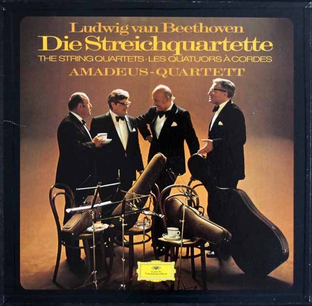 アマデウス四重奏団のベートーヴェン/弦楽四重奏曲全集 独DGG 3804 LP レコード