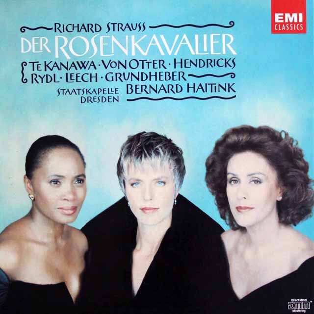ハイティンクのR.シュトラウス/「ばらの騎士」全曲 独EMI 3804 LP レコード