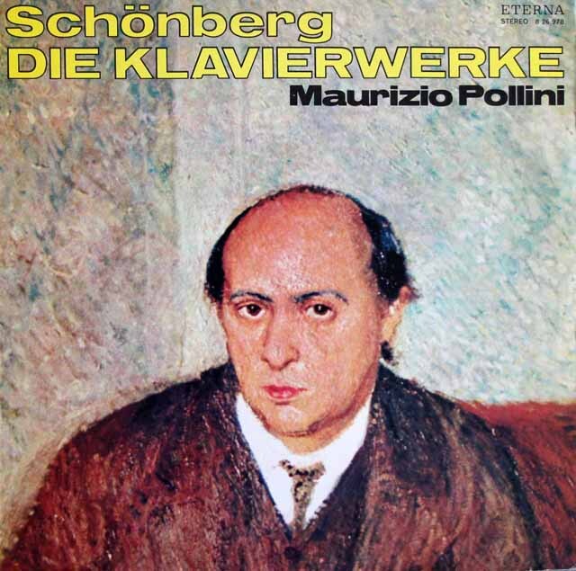 ポリーニのシェーンベルク/ピアノ曲集　独ETERNA　3805　LP レコード