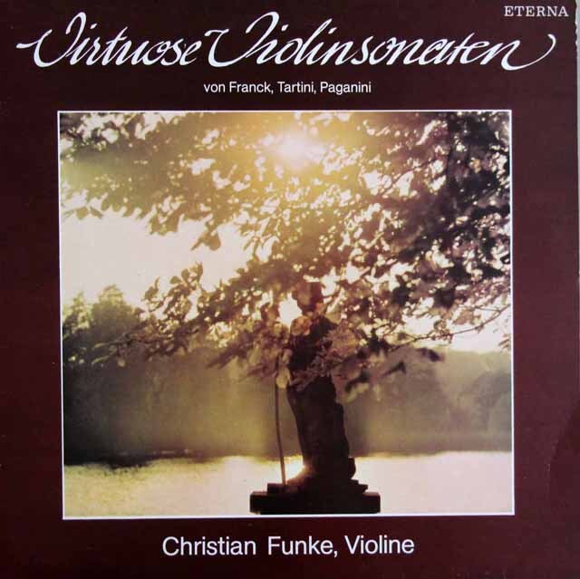 フンケのヴァイオリンソナタ集　独ETERNA   3805　LP レコード
