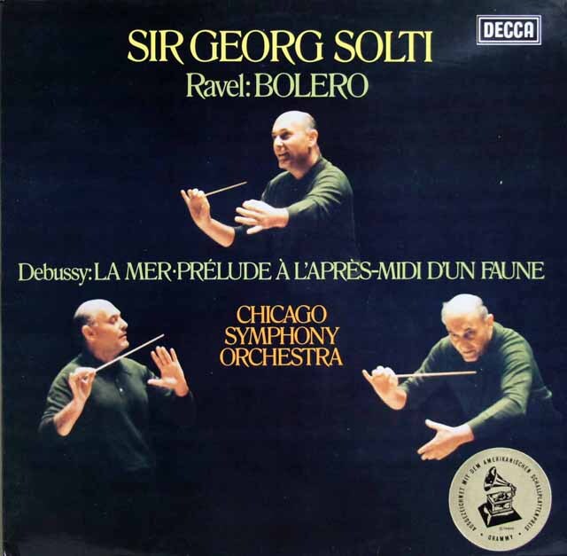 ショルティのラヴェル/「ボレロ」ほか　独DECCA　3805　LP レコード