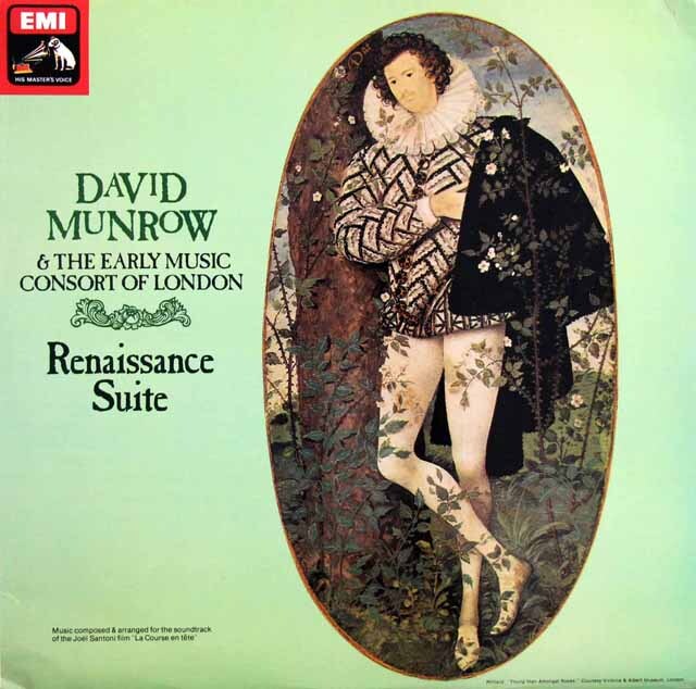 マンロウ のルネッサンス組曲　英EMI　3805　LP レコード