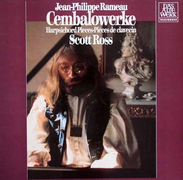 ロスのラモー/チェンバロ作品集　独TELEFUNEN　3805　LP レコード