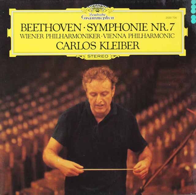 クライバーのベートーヴェン/交響曲第7番　独DGG　3805　LP レコード