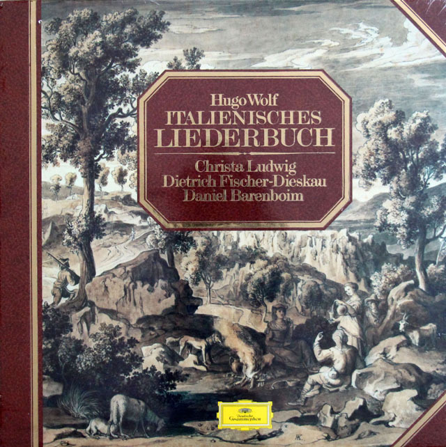 【未開封】　ルートヴィヒ、ディースカウ&バレンボイムのヴォルフ/イタリア歌曲集　独DGG　3806　LP レコード