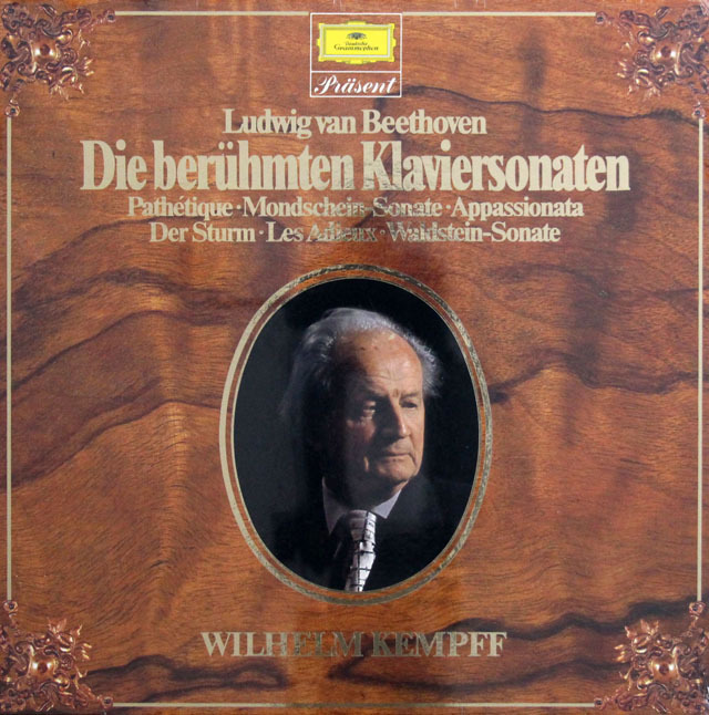 【未開封】　ケンプのベートーヴェン/「悲愴」、「月光」ほか標題付きピアノソナタ集　独DGG　3806　LP レコード