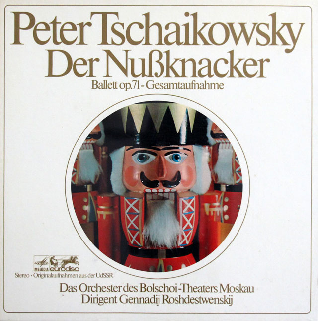 【未開封】　ロジェストヴェンスキーのチャイコフスキー/「くるみ割り人形」　独eurodisc　3806　LP レコード