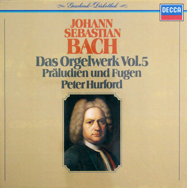 【未開封】　ハーフォードのバッハ/前奏曲とフーガ集　独DECCA　3806　LP レコード