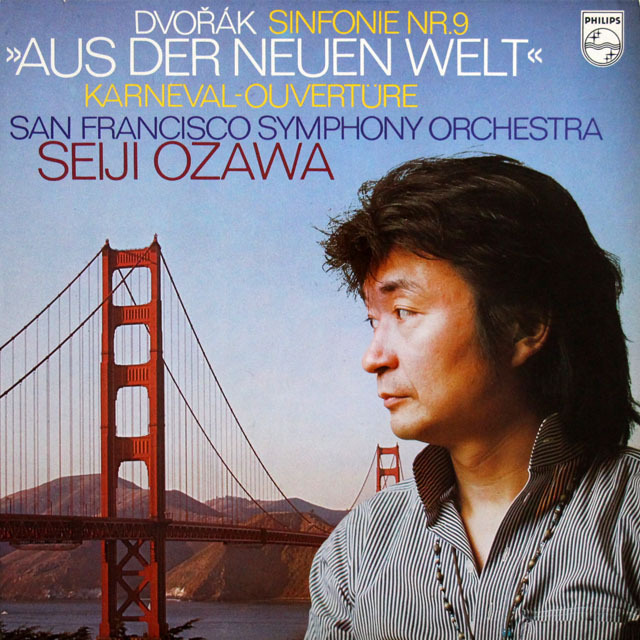 小澤のドヴォルザーク/交響曲第9番「新世界より」ほか　蘭PHILIPS　3806　LP レコード
