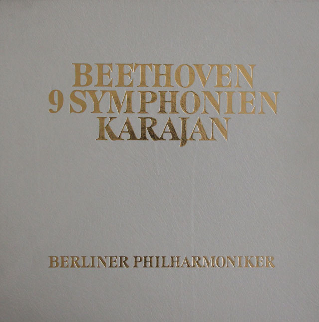 カラヤンのベートーヴェン/交響曲全集(ドイツ向け1200セット限定発売・カラヤン直筆サイン入り) 独DGG 3807 LP レコード