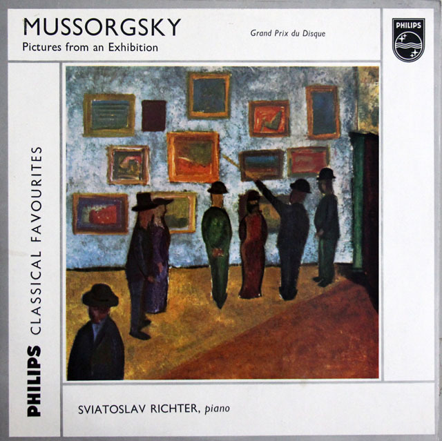 リヒテルのムソルグスキー/「展覧会の絵」ほか　英PHILIPS　3807　LP レコード