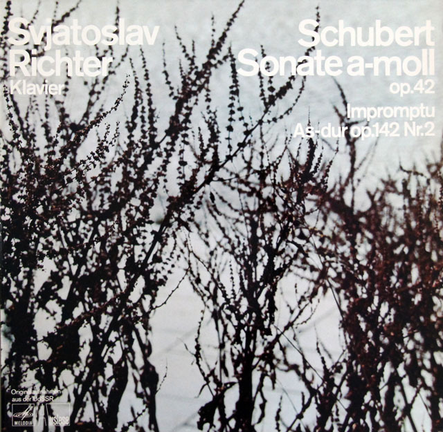 リヒテルのシューベルト/ピアノソナタ第16番ほか　独Auslese　3807　LP レコード