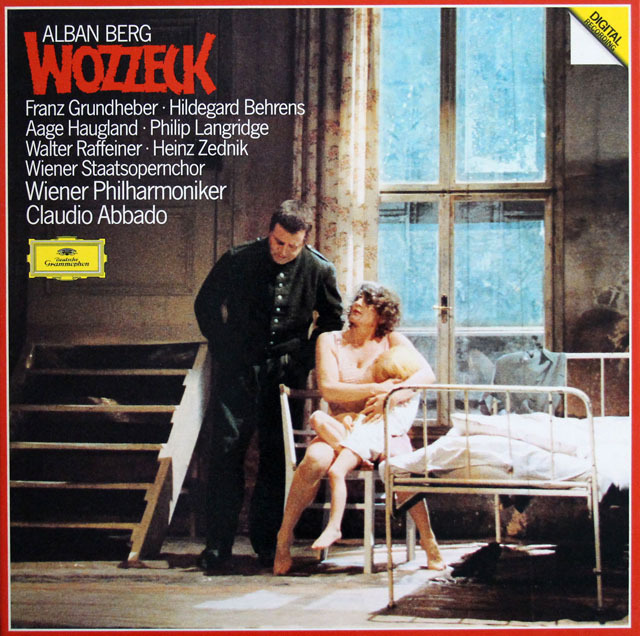 アバドのベルク/「ヴォツェック」全曲　独DGG　3807　LP レコード