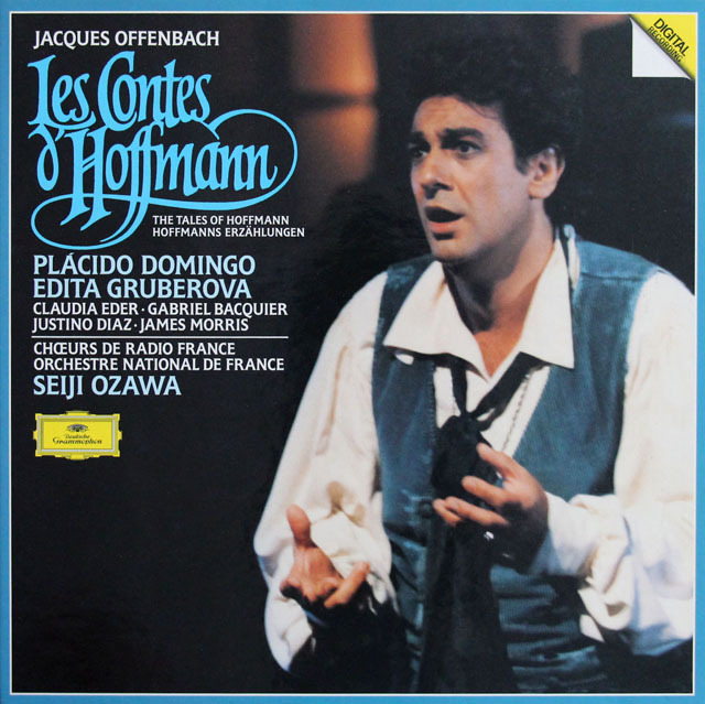 小澤のオッフェンバック/「ホフマン物語」全曲　独DGG　3807　LP レコード