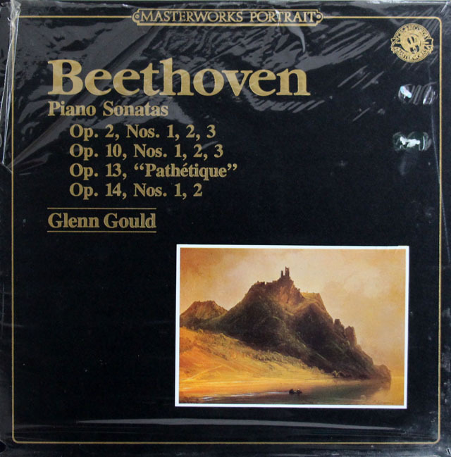 【未開封】　グールドのベートーヴェン/ピアノソナタ第1～3、5、7～10番　CBS　3807　LP レコード