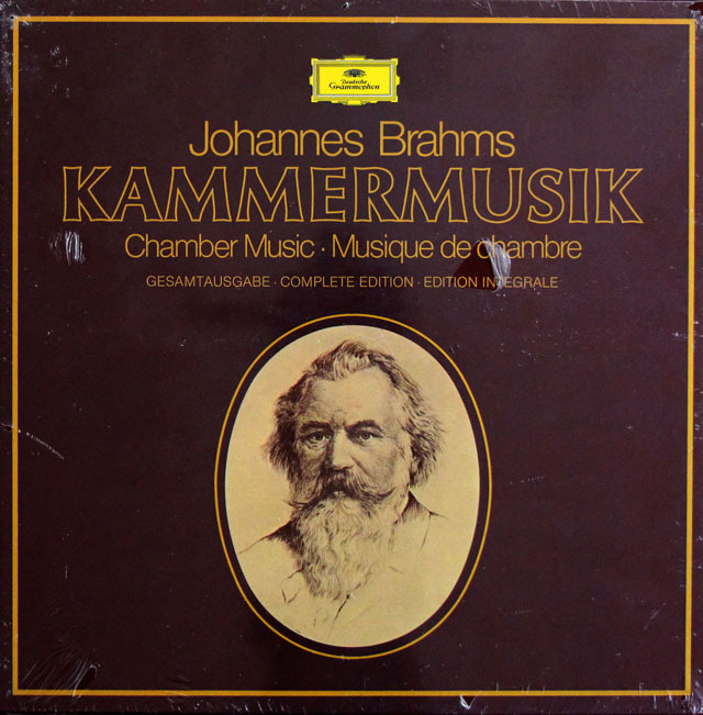 【未開封】　ブラームス/室内楽曲全集　独DGG　3807　LP レコード