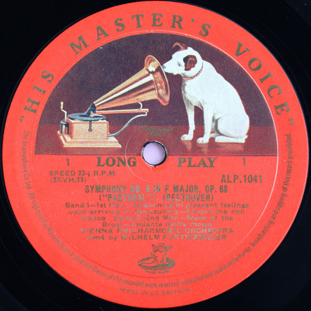 LP レコード フルトヴェングラーのベートーヴェン/交響曲第6番「田園