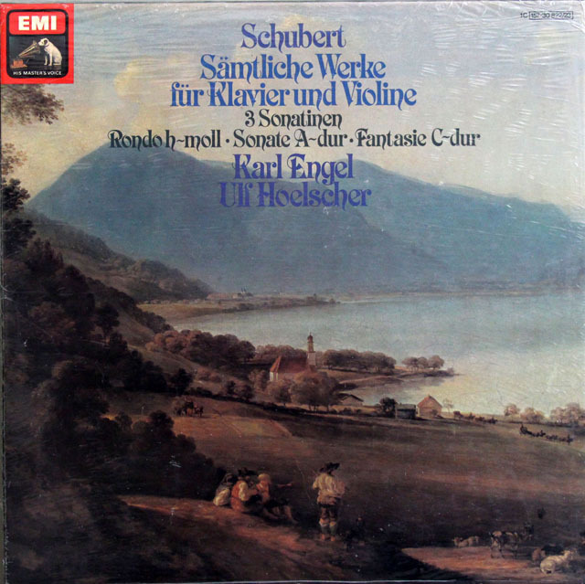 【未開封】　エンゲル、U.ヘルシャーのシューベルト/ピアノとヴァイオリンのための作品全集　独EMI　3807　LP レコード