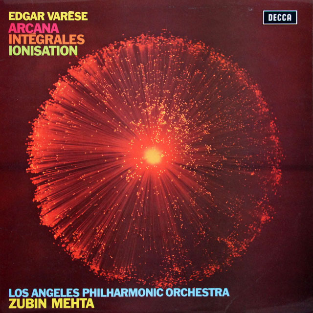 【オリジナル盤】　メータのヴァレーズ/「アルカナ」ほか　英DECCA　3807　LP レコード