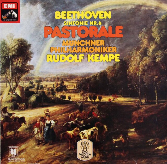 ケンペのベートーヴェン/交響曲第6番「田園」　独EMI　3808　LP レコード