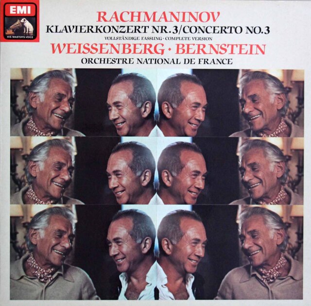 ワイセンベルク、バーンスタインのラフマニノフ/ピアノ協奏曲第3番　独EMI　3808　LP レコード