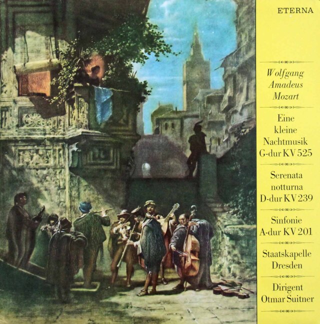 スウィトナーのモーツァルト/「アイネ・クライネ・ナハトムジーク」ほか　独ETERNA　3808　LP レコード