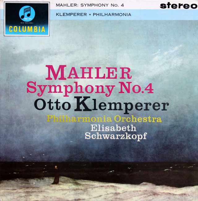 【オリジナル盤】 シュヴァルツコップ&クレンペラーのマーラー/交響曲第4番 英Columbia 3808 LP レコード
