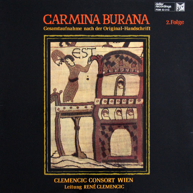 クレメンチッチ・コンソートのカルミナ・ブラーナ　～オリジナル・バージョン～　第2巻　独FSM　3809　LP レコード
