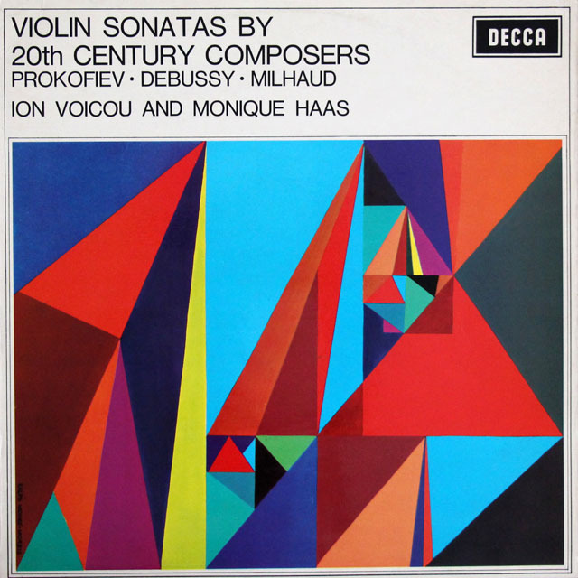 【オリジナル盤】　ヴォイク、アースのプロコフィエフ/ヴァイオリン・ソナタ第2番ほか　英DECCA　3809　LP レコード