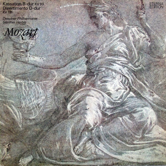 【テストプレス】　ヘルビヒのモーツァルト/カッサシオン第2番 ほか　独ETERNA　3809　LP レコード