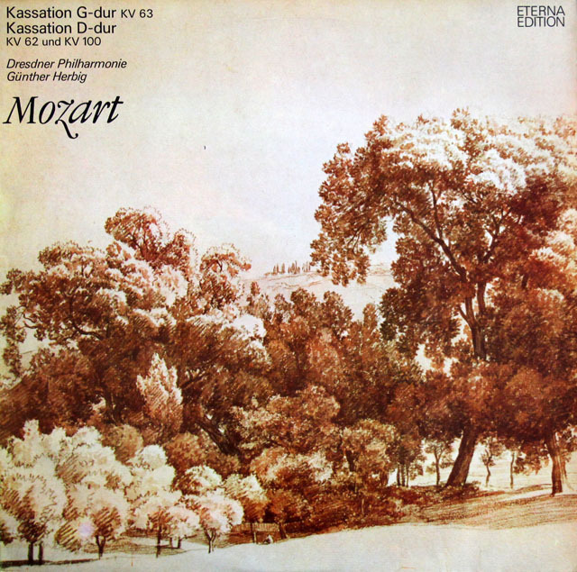 【テストプレス】　ヘルビヒのモーツァルト/カッサシオン第1番 ほか　独ETERNA　3809　LP レコード