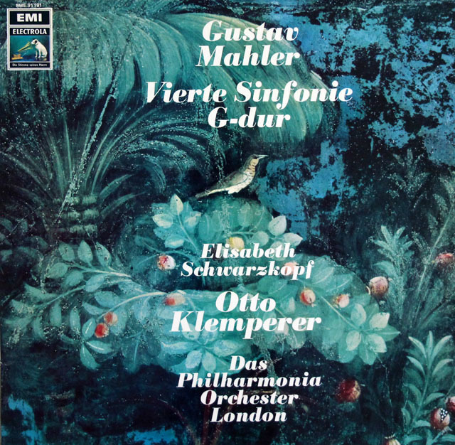 クレンペラー&シュヴァルツコップのマーラー/交響曲第4番　独EMI　3809　LP レコード