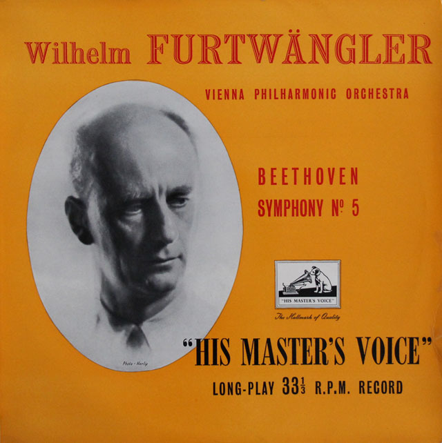 【オリジナル盤】　フルトヴェングラーのベートーヴェン/交響曲第5番「運命」　英EMI　3809　LP レコード