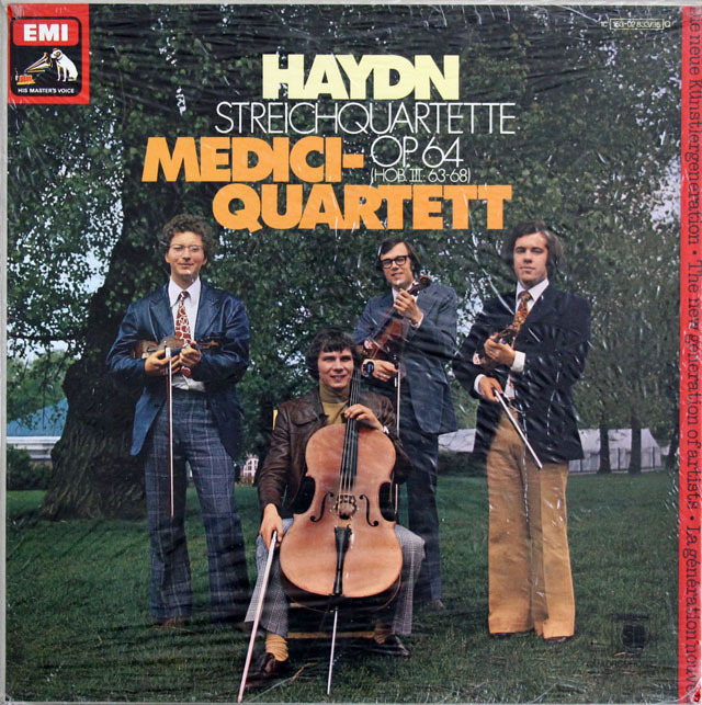 【未開封】　メディチ四重奏団のハイドン/「ロンドン・セット」弦楽四重奏曲集　独EMI　3809　LP レコード