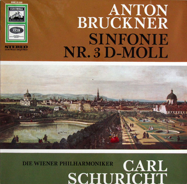 【独最初期盤】 シューリヒトのブルックナー/交響曲第3番 独EMI 3810 LP レコード