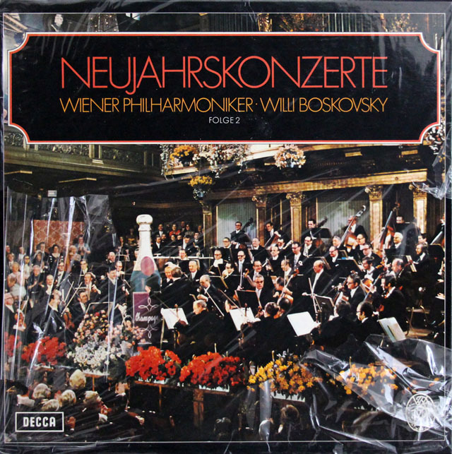 【未開封】　ボスコフスキー&ウィーン・フィルの「ウィーンのニュー・イヤー」第2巻　 独DECCA　3810　LP レコード