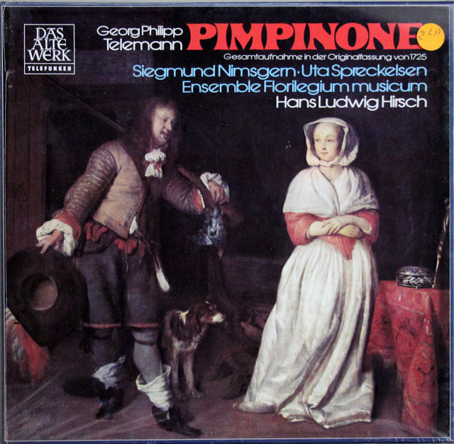 【未開封】　ニムスゲルン、ヒルシュのテレマン/「ピンピノーネ、または孤独な相続人」全曲　 独TELEFUNKEN　3810　LP レコード