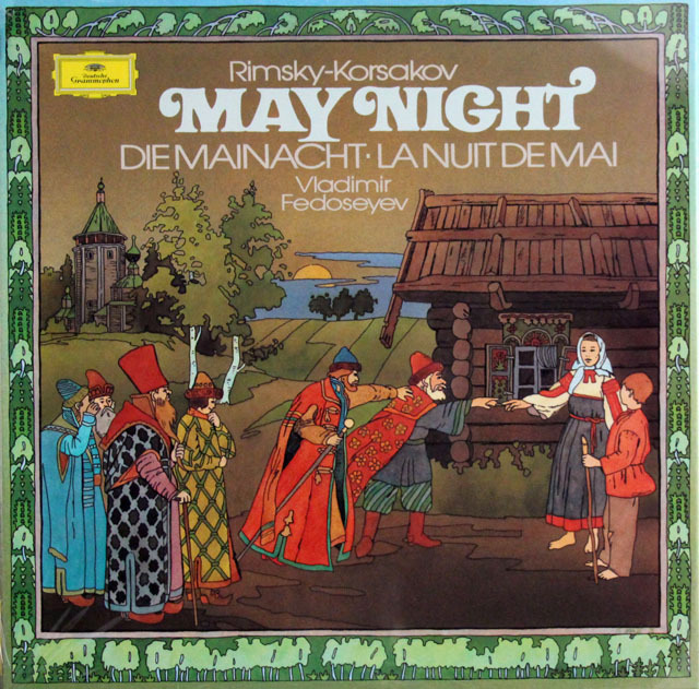 【未開封】　フェドセーエフのリムスキー=コルサコフ/「5月の夜」全曲　 独DGG　3810　LP レコード