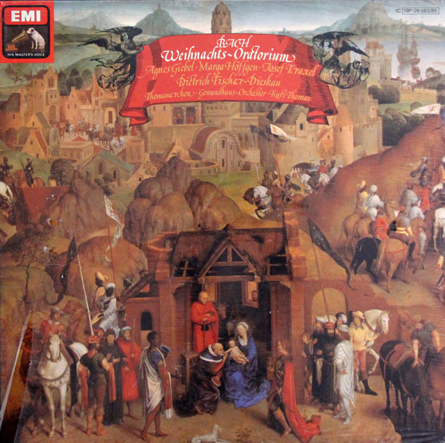 【未開封】　F=ディースカウ&トーマスらのバッハ/クリスマス・オラトリオ　独EMI　3810　LP レコード