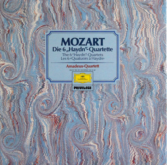 【未開封】　アマデウス四重奏団のモーツァルト/「ハイドン・セット」四重奏曲集　独DGG　3810　LP レコード
