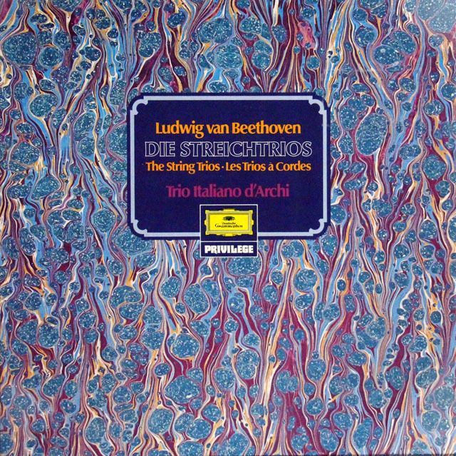 【未開封】　イタリア弦楽三重奏団のベートーヴェン/弦楽三重奏曲集　独DGG　3810　LP レコード