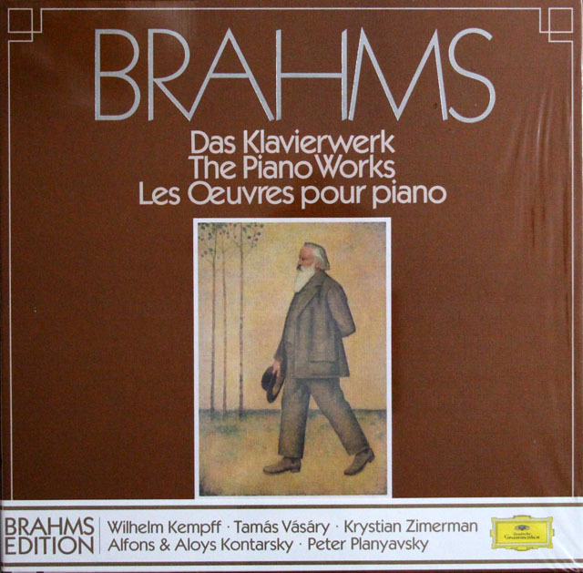 【未開封】 ケンプ、ツィンマーマン、ヴァーシャリらのブラームス/ピアノ、オルガン作品集 独DGG 3810 LP レコード