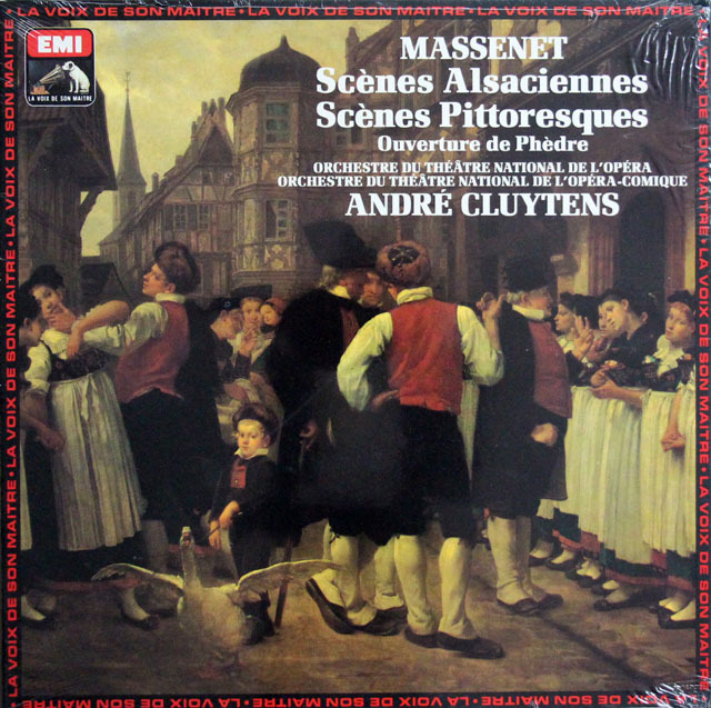 【未開封】　クリュイタンスのマスネ/「アルザスの風景」ほか　仏EMI　3811　LP レコード