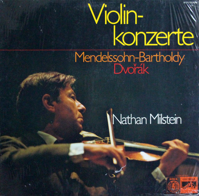 【未開封】　ミルシュタインのメンデルスゾーン、ドヴォルザーク/ヴァイオリン協奏曲集　独ORBIS　3811　LP レコード