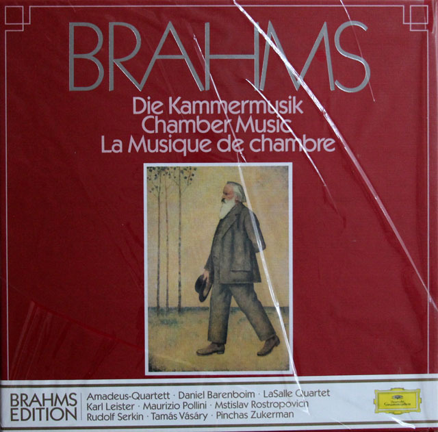 【未開封】　ブラームス/室内楽曲全集　独DGG　3811　LP レコード